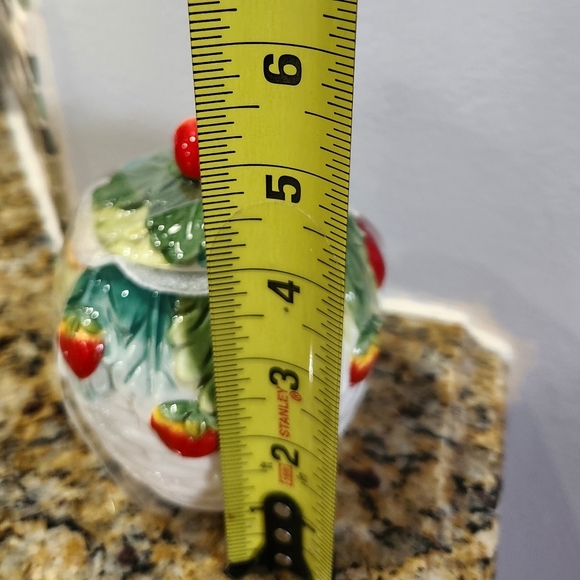 Tropical Fruit Collection 2 Piece Sugar Bowl And Creamer Set By Corner Ruby. New - Picture 16 of 16